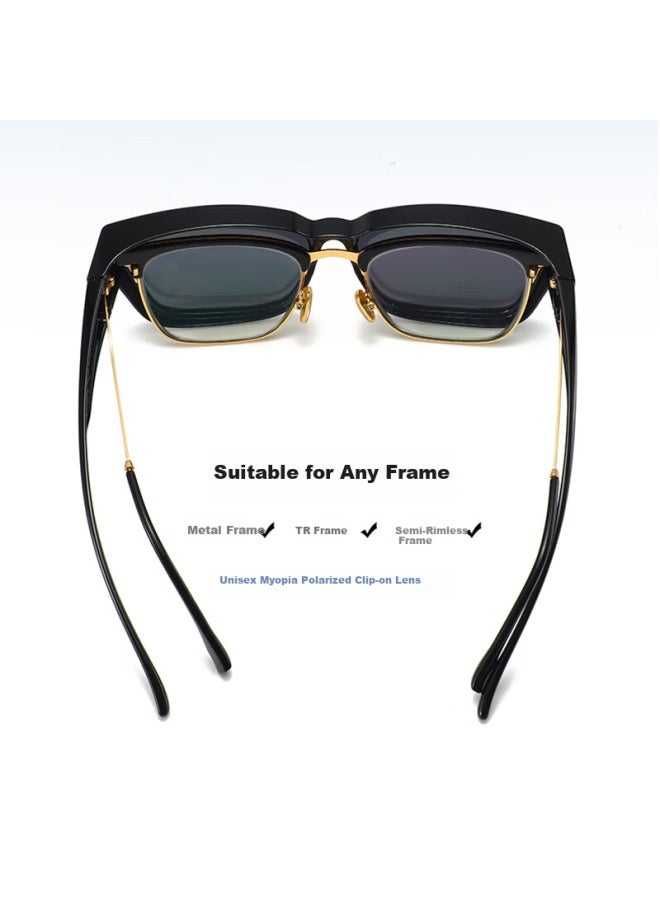 Lovedru Lafudelu Sungl With Polarized Lenses For Nearsightedness, Uv400 Protection For Both Nearsighted And Non-nearsighted, Dual-use Anti-glare Gl, Windproof And Dustproof Large Frame Driving Sungl Case Tg821 - Image 4