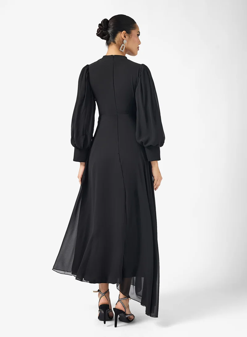 Khizana A-line Dress With Embellished Bodice