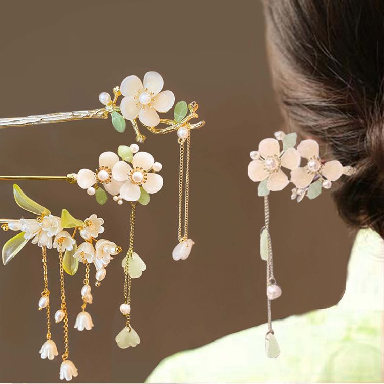 Ancient Style Tassel High-Grade Hairpin Female New Chinese Style Updo Step Shake Chopsticks Modern Cheongsam Hair Zhang Fa Chopsticks Headdress - Image 4
