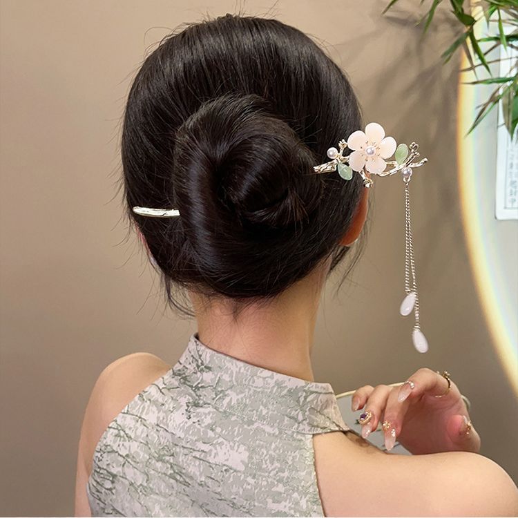 Ancient Style Tassel High-Grade Hairpin Female New Chinese Style Updo Step Shake Chopsticks Modern Cheongsam Hair Zhang Fa Chopsticks Headdress - Image 5