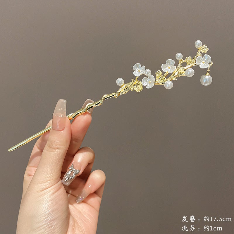 Ancient Style Tassel High-Grade Hairpin Female New Chinese Style Updo Step Shake Chopsticks Modern Cheongsam Hair Zhang Fa Chopsticks Headdress - Image 1