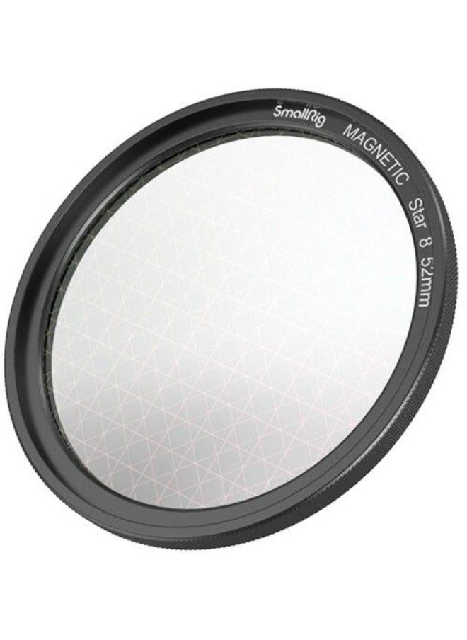 SMALLRIG - SmallRig MagEase Magnetic Star-Cross Filter (8 Points) 52mm 4218 - Image 1