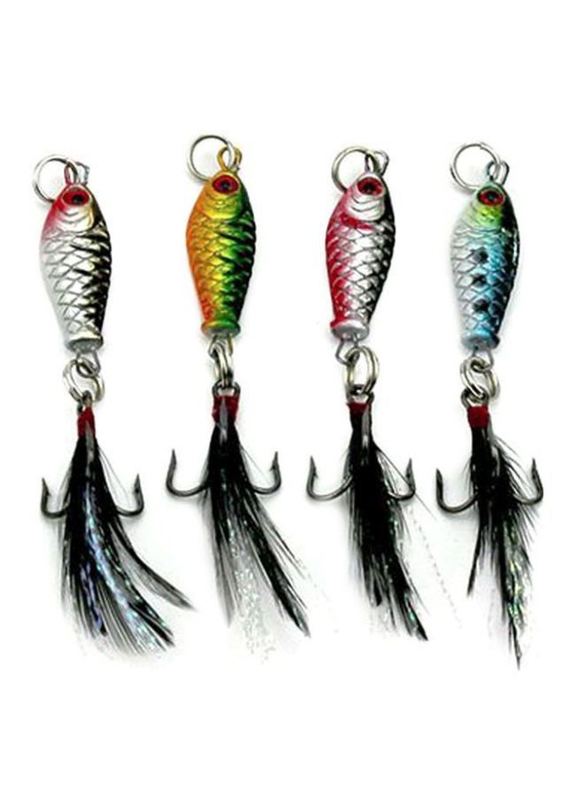 Generic 4-Piece Long Range Metal Fishing Bait Set 2.5cm  - Image 1