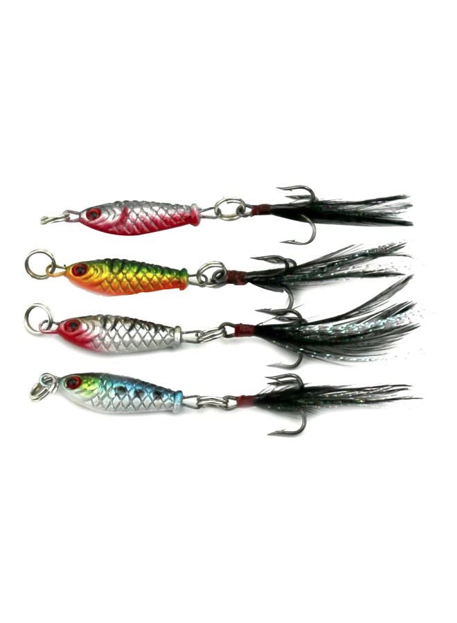 Generic 4-Piece Long Range Metal Fishing Bait Set 2.5cm  - Image 2