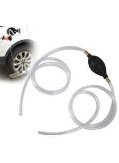 Qwid Qwid Oil Transfer Pump Fuel Transfer Pump Kit High Flow Hand Oil Pump Portable Manual Car Fuel Pump for Petrol Diesel Oil Liquid Water Fish Tank with 2 Metre 