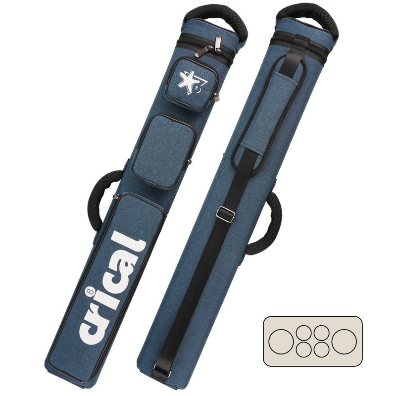 Professional 6-Slot Billiard Cue Case Black - Image 4
