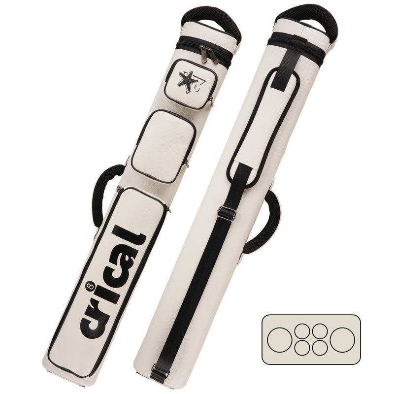 Professional 6-Slot Billiard Cue Case Black - Image 3