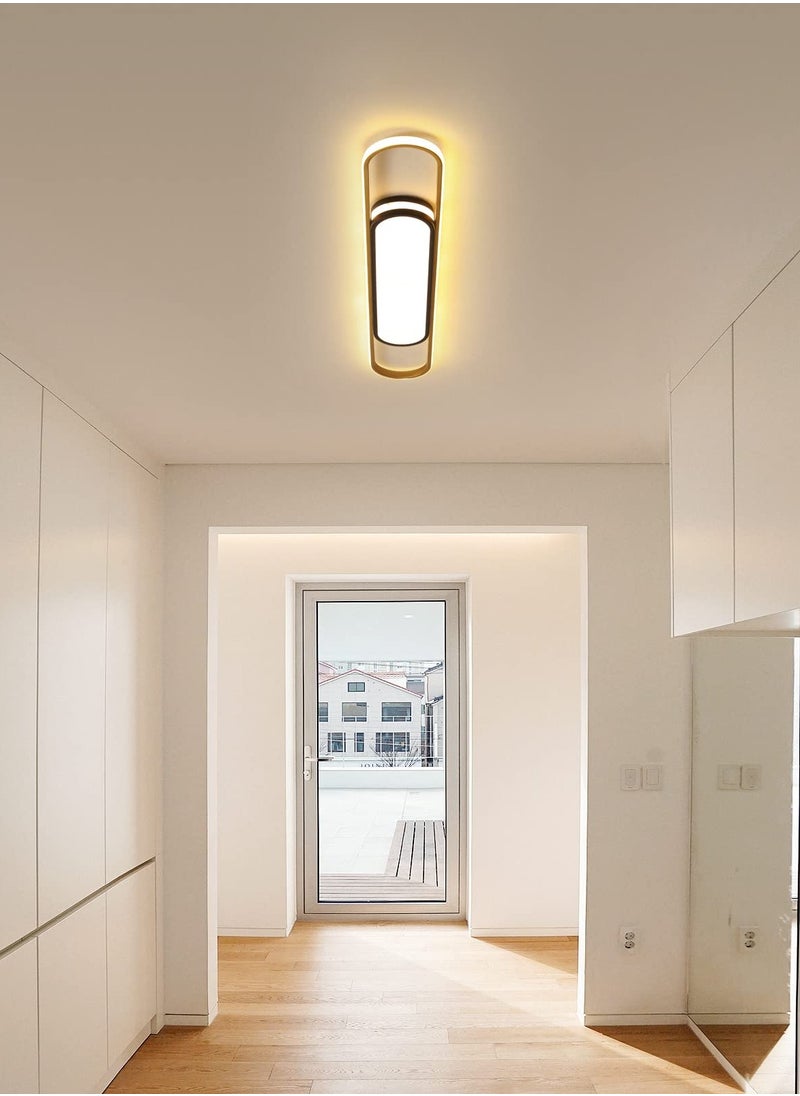 Ganeed - Linear Ceiling Light Modern LED Ceiling Lamp Dimmable Acrylic Ceiling Lighting Fixture with Remote Control for Kitchen Dining Room Cloakroom Hallway(48W/110cm L) - Image 1