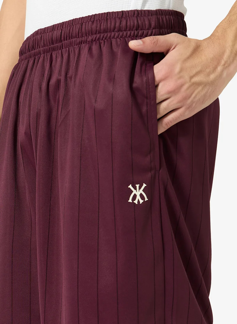 Karl Kani  KK Insignia Shadow Pinstripe Soccer Short for Men | Best Price UAE