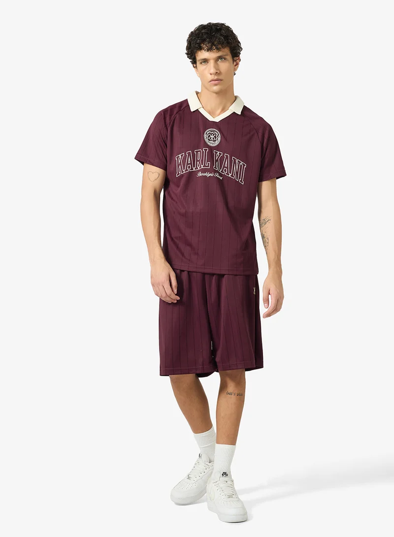 كارل كاني شورت كرة قدم مخطط بخطوط الظل من