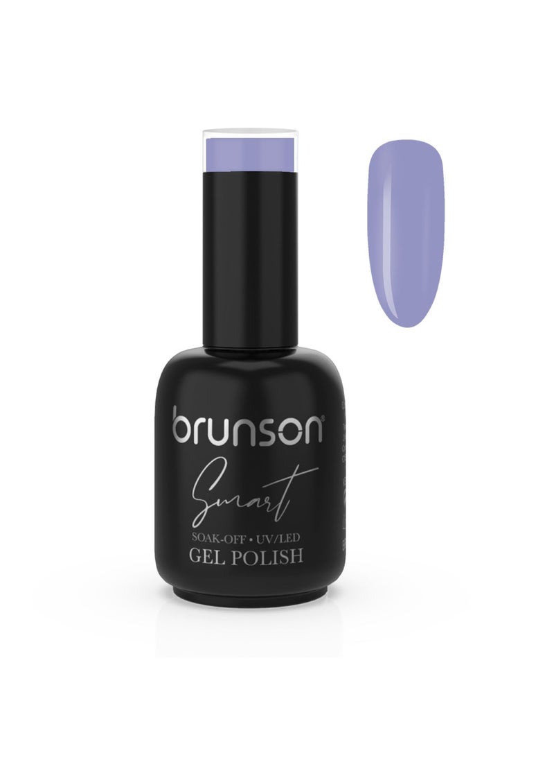 brunson - Gel Polish, 15ml Smart Gel Nails Glossy Shine Finish Long Lasting Soak off UV Gel Nal Polish for Nail Art French Manicure Pedicure Salon Quality Chip Resistant Gel Nail Extensions UV Gel Nail Paint - Image 1