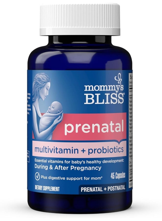 Mommy's Bliss Prenatal Multivitamin + Probiotic For Women  - Image 1