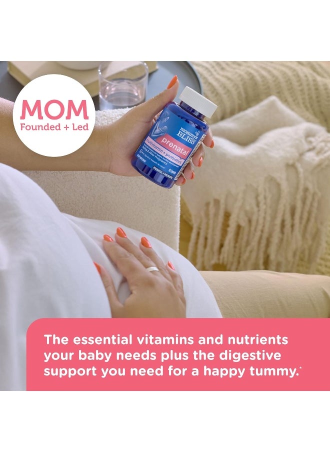 Mommy's Bliss Prenatal Multivitamin + Probiotic For Women  - Image 5