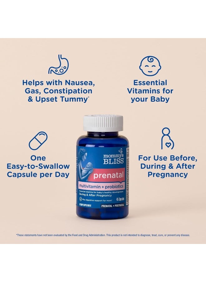Mommy's Bliss Prenatal Multivitamin + Probiotic For Women  - Image 4