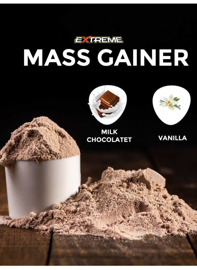Body Builder - Body Builder Extreme Mass Gainer Weight Gainer 10 Lbs Chocolate Flavor - Image 1