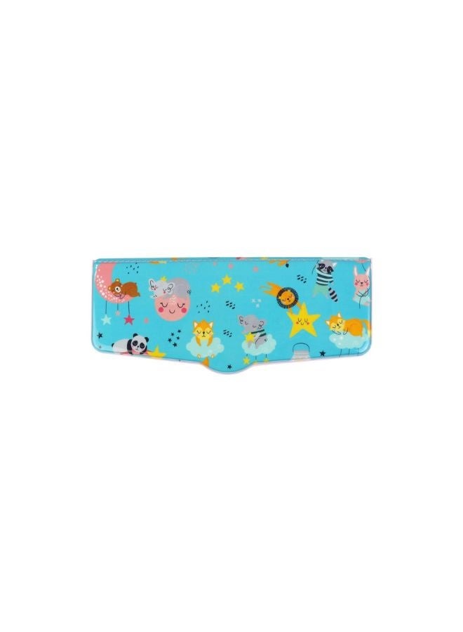 SMILY KIDDOS Smily Kiddos Pop Out Pencil box Rainbow Animals - Teal Blue - Image 5