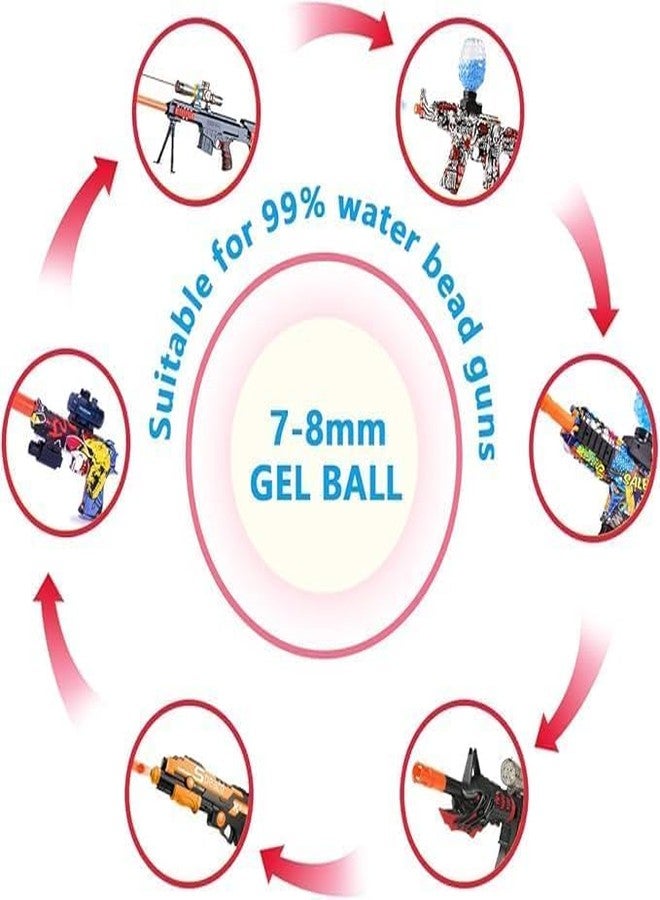 GlimLit - 5000 pcs Water Beads Gel Water Balls Crystal | Authentic Collector's Piece | 5000 Pieces Water Gel Beads | - Blue (Pack - 4) - Image 4