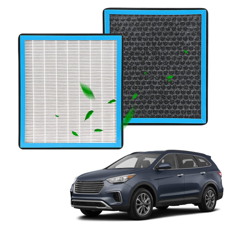 1HEPA Cabin Air Filter replacement CF11819 Compatible with Hyundai AzeraSanta FESanta FE XLSonataKia CadenzaOptimaSedonaChevrolet EquinoxCaptiva SportGMC TerrainSaturn Vue