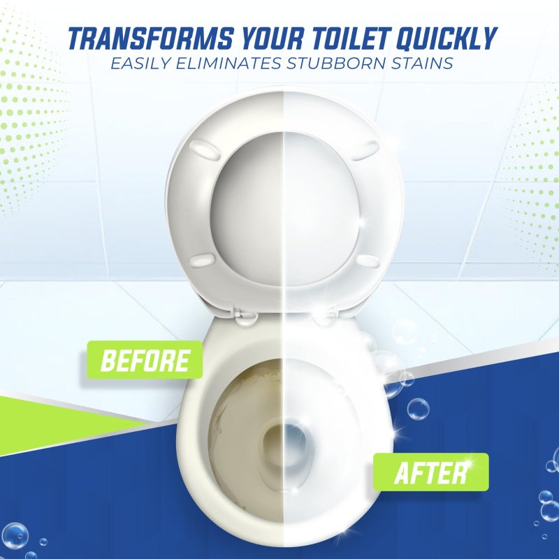 True Fresh Toilet Bowl Cleaner Tablets 26 Pack - Deodorizer & Septic Safe - Deep Cleaning, Odor Eliminator, Stain Remover for Long-Lasting Freshness - Fresh Ocean Scent - Image 4