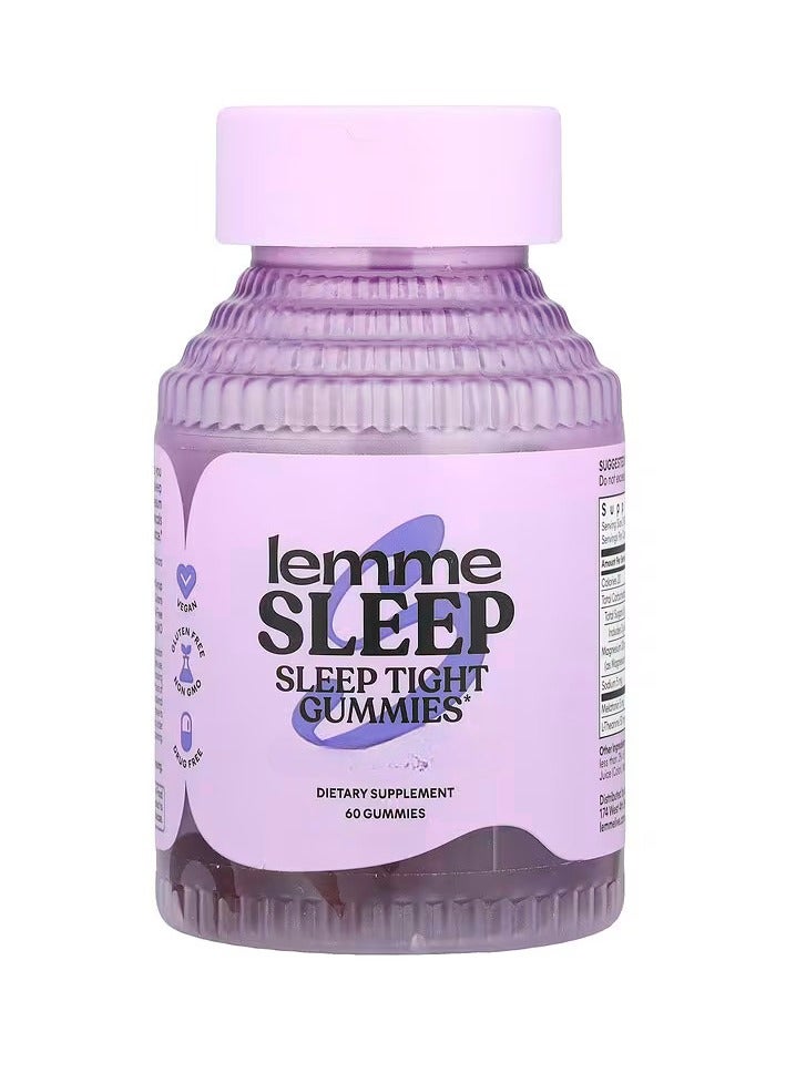 Lemme Sleep Tight Gummies, 60 Gummies
