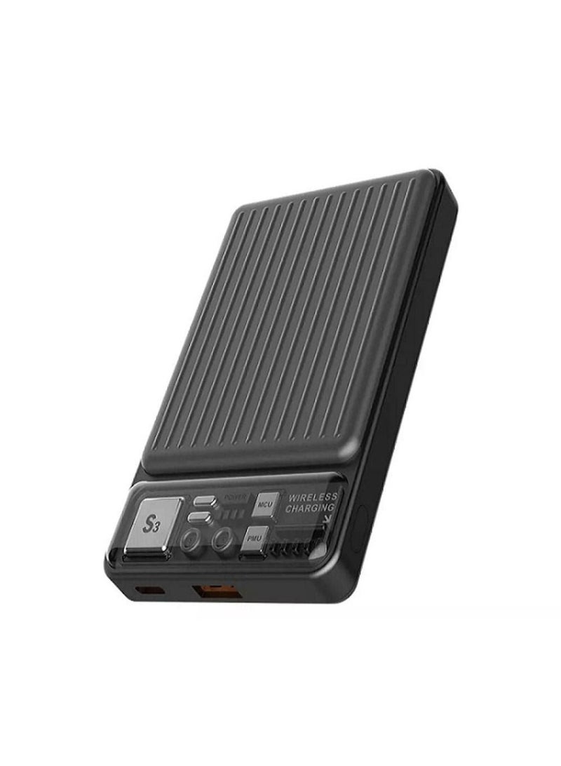 devia MP55G Extreme Speed Series 22.5W Magnetic Wireless Power Bank 10000mAh S28 - Deep Gray - Image 2