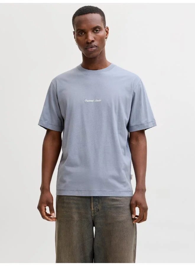 JACK & JONES 3 Pack Text Print Regular Fit T-Shirt