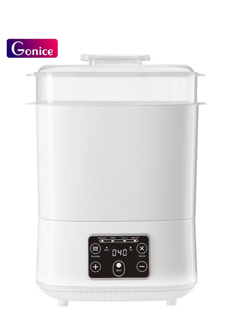 Baby Bottle Sterilizer, Electric Steam Bottle Sterilizer and Dryer, 5 in 1 Baby Milk Warmer Bottle/Sterilizer Universal Fit for All Baby Items Accessories - Image 1