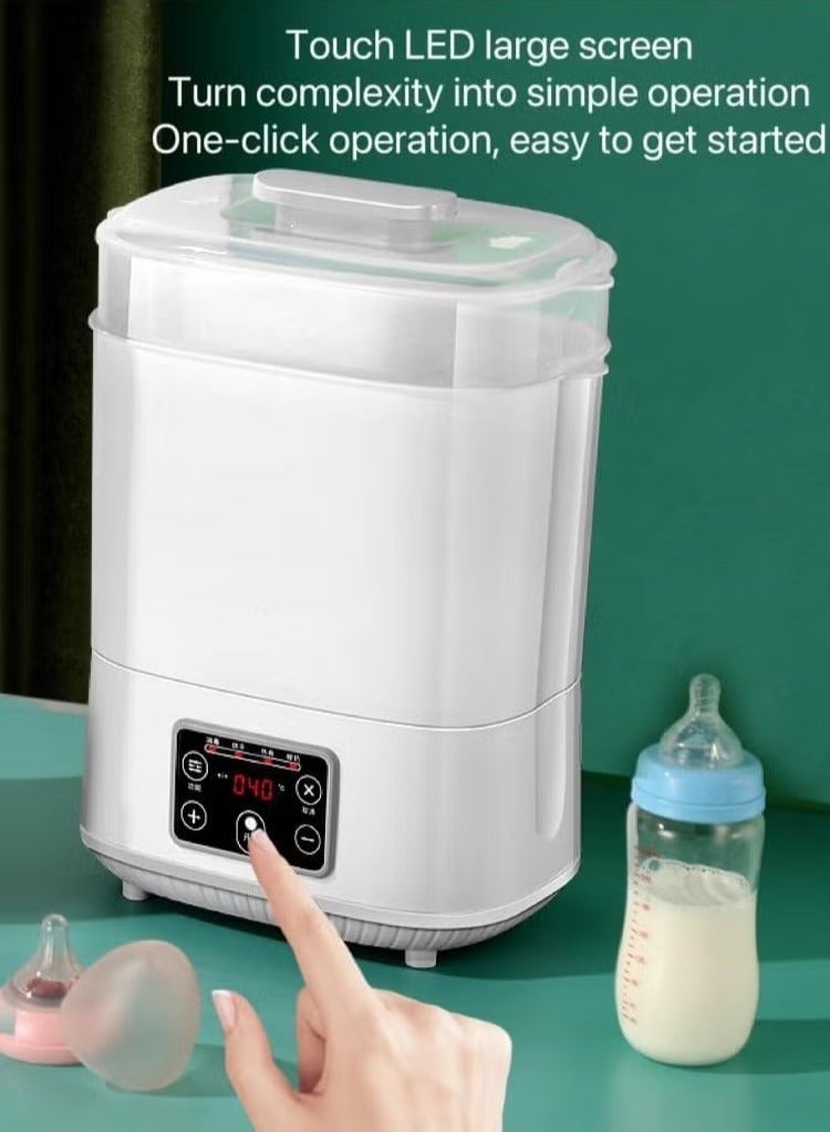 Baby Bottle Sterilizer, Electric Steam Bottle Sterilizer and Dryer, 5 in 1 Baby Milk Warmer Bottle/Sterilizer Universal Fit for All Baby Items Accessories - Image 2