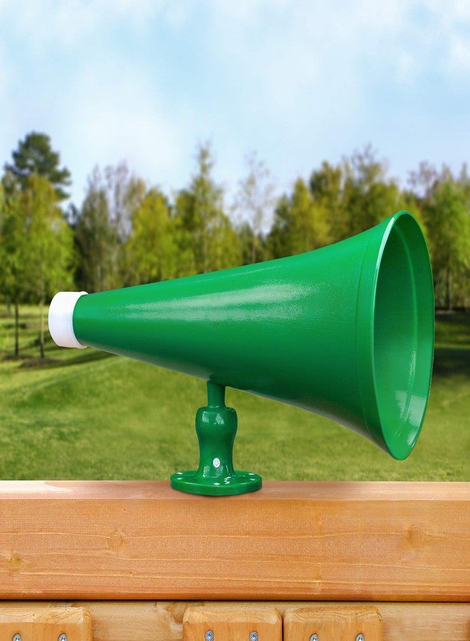 Gorilla Playsets 07-0022-G Megaphone Plastic Swing Set Accessory with Mount, Green - Image 2