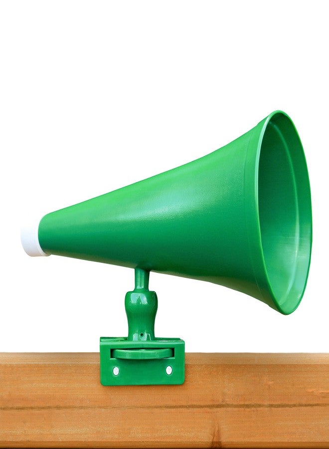 Gorilla Playsets 07-0022-G Megaphone Plastic Swing Set Accessory with Mount, Green - Image 1