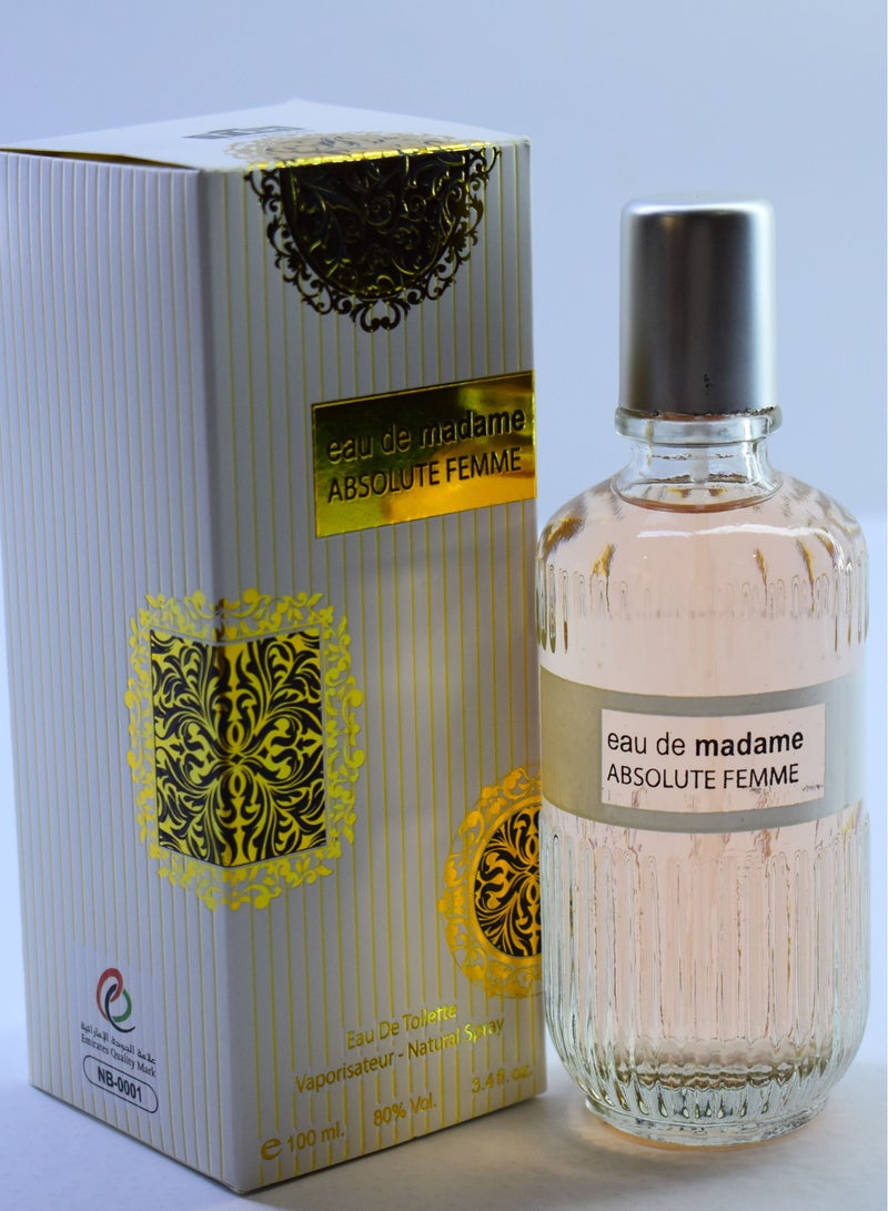 تي أر آي عطر أو دي مادام EDT 100مل - Image 3