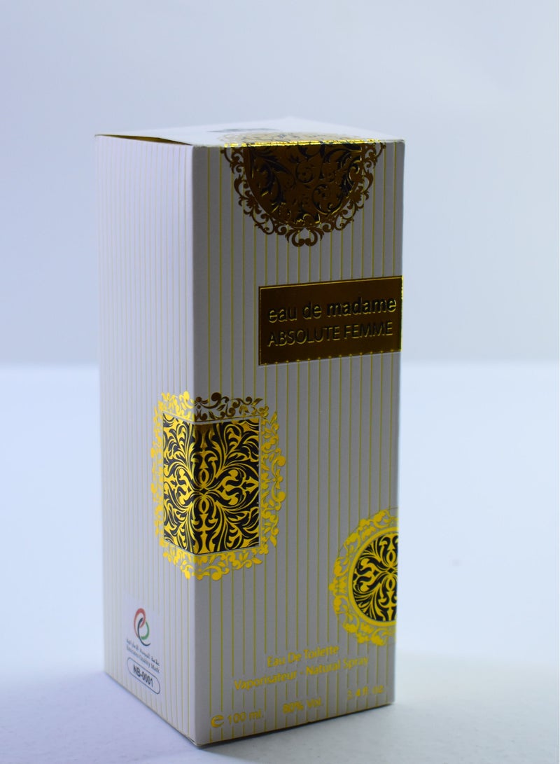 تي أر آي عطر أو دي مادام EDT 100مل - Image 1