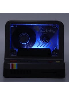 Sorandy Cassette Player Portable Walkman Stereo Tape Speaker 360 Degree Surround Sound Memory Card Cable Playback Tape Retro Speaker With 5 Lighting Modes For Home Party Picnic Indoor  - Image 3