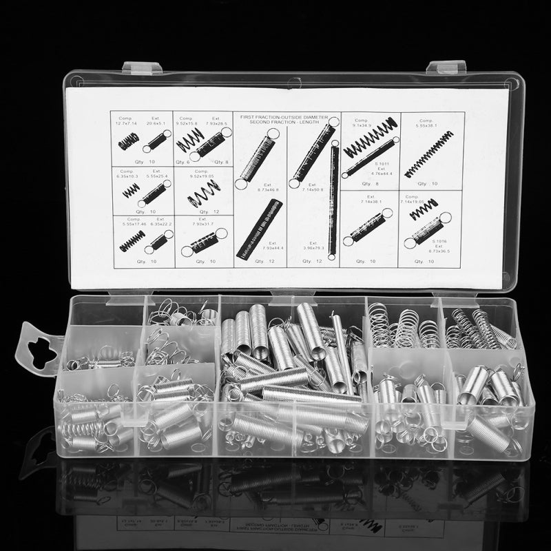 Compression Springs: 200 Pieces 20 Sizes - Premium Carbon Steel Durable Elastic Springs for Toys, Crafts, Sofas, Electric Appliances - Image 4