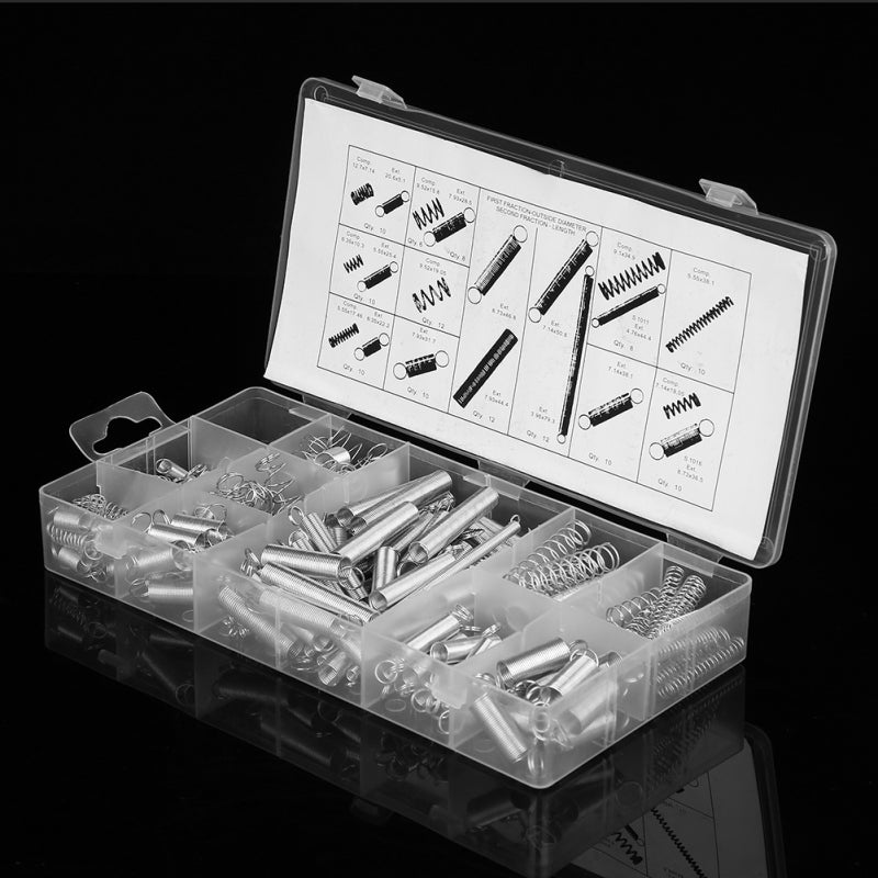 Compression Springs: 200 Pieces 20 Sizes - Premium Carbon Steel Durable Elastic Springs for Toys, Crafts, Sofas, Electric Appliances - Image 3