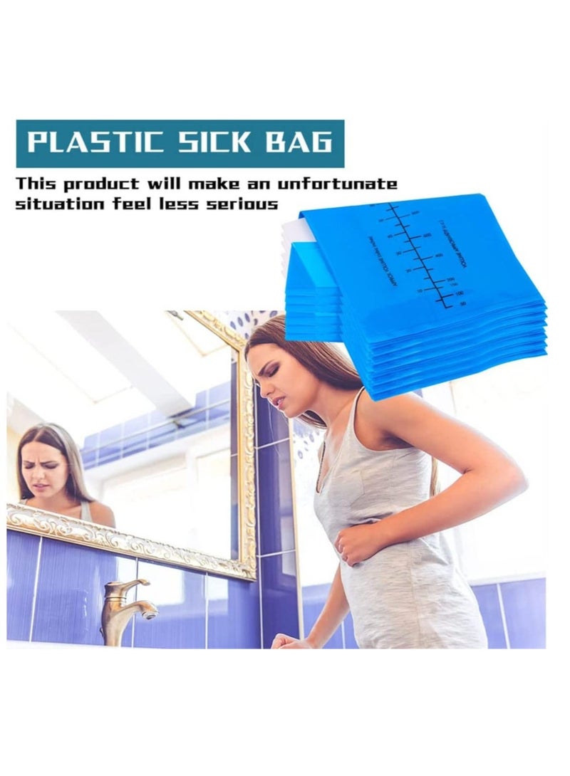 Y&D Vomit Bags Disposable Emesis Bag Throw Up Barf Puke Portable Nausea for Airsickness Travel and Car Motion Sickness Morning 20 Pack 1000ML - Image 3