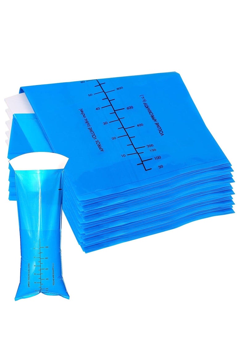 Y&D Vomit Bags Disposable Emesis Bag Throw Up Barf Puke Portable Nausea for Airsickness Travel and Car Motion Sickness Morning 20 Pack 1000ML - Image 1