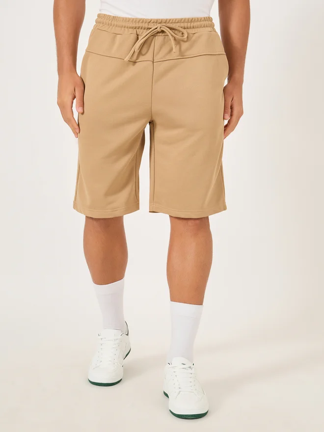 Take Two Take Two Solid Drawstring Waist Wide Leg Shorts