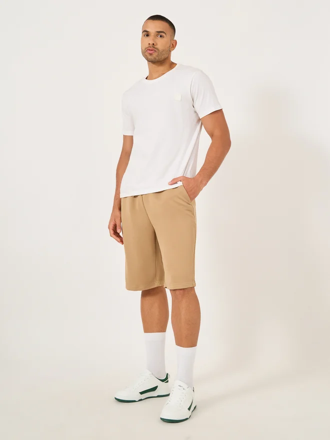 Take Two Take Two Solid Drawstring Waist Wide Leg Shorts