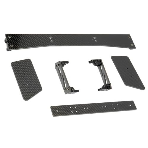 MOSHNOLY Carbon Fiber Tail Rear Wing for Arrma 6S 17 Infraction BLX3 MM Thick Carbon Rear Spoiler Upgrades Replace Parts for RC Vehicle Scale Accessories ARA48002417 6S InfractionBig Size Style - Image 5