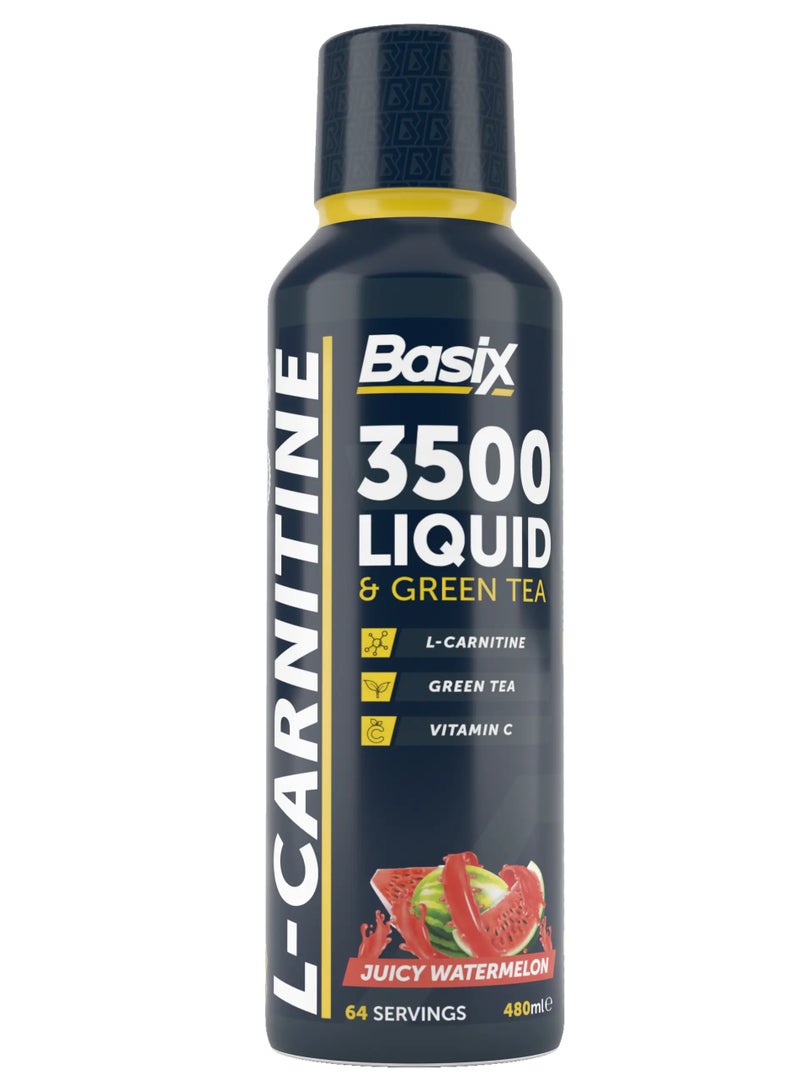باسيكس ال-كارنتين سائل - بطيخ - (480 مل) - Image 1