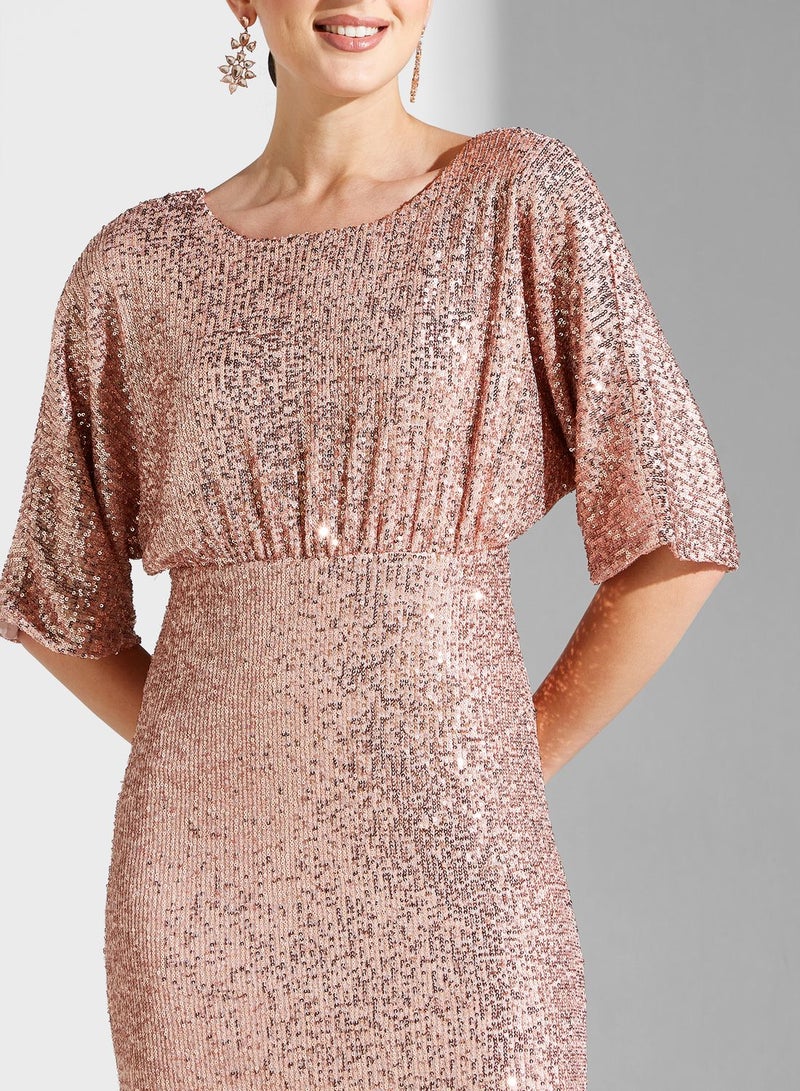 VERO MODA Sequin Evening Dress  - Image 3