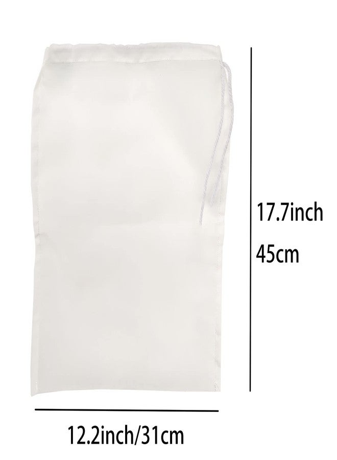Kosmosta 2 Pack 12.2×17.7inch nut bag strainer with Fruit Roll Sheets, 100 Micron Fine Mesh Nylon Cheese cloths Multi-use Food Grade Almond Nut Milk Bags,Nylon Food strainer bags & yogurt strainer - Image 4