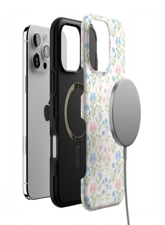 Casely iPhone 16 Pro Case | Pastel Garden | Sunday Best | Compatible with MagSafe | Bold Protective Design - Image 4