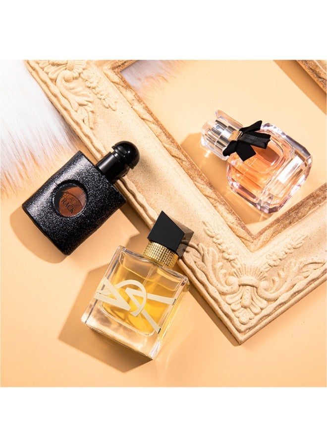 مجموعة هدايا عطور فاخرة للنساء، مجموعة هدايا من 3 قطع أو دو برفوم (3 × 30 مل)، رائحة عطر كلاسيكية للنساء، روائح زهرية فاكهية شرقية - Image 2