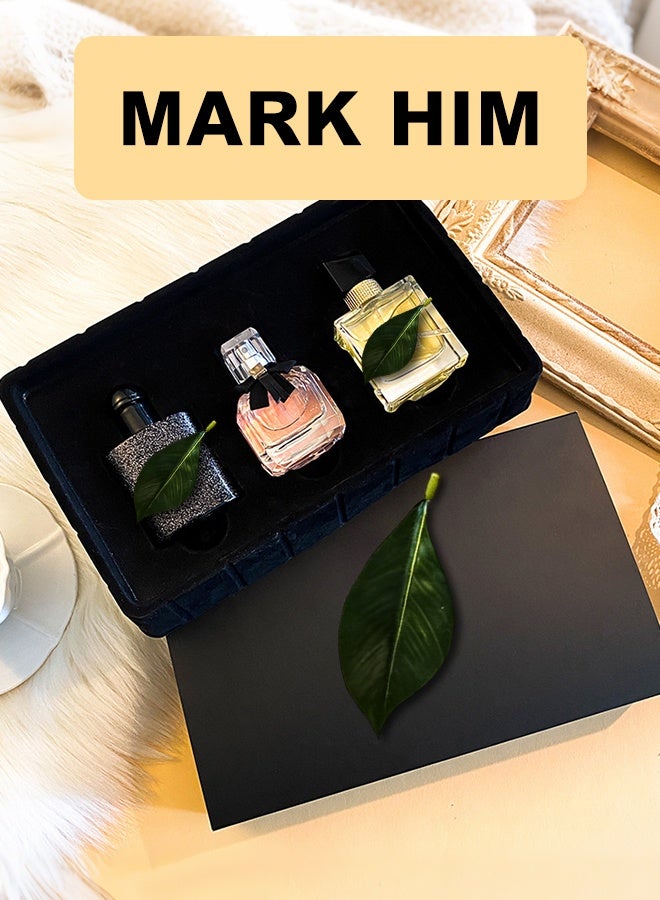 MARK HIM Luxury Perfume Gift Set for Women, 3PCS Eau de Parfum (3x30mL) Gift Set, Classical Fragrance Scent for Women, Floral Fruity Oriental Scents - Image 1