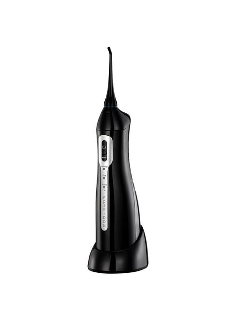 Oral Irrigator By Poseidon Portable And Cordless Water Flosser (Wcharging Cradle Black)