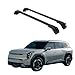 Erkul 220lbs Roof Rack Cross Bars for Kia EV9 20242026 Wind Land Aluminum Crossbars with Anti Theft Lock for Rooftop Compatible with Flush Rails Black - Image 2