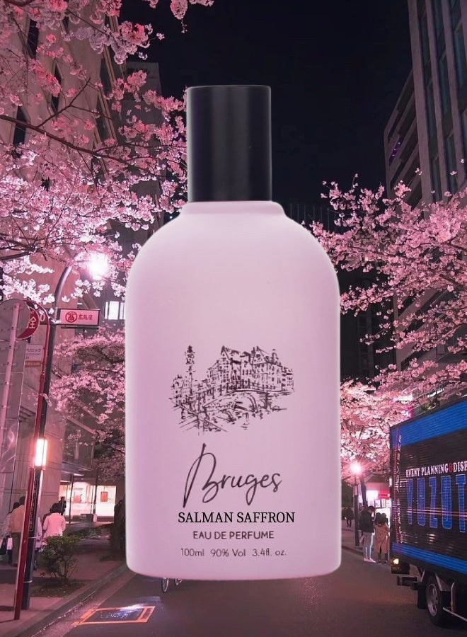 SALMAN SAFFRON 12 Pieces Bruges Perfume 100ML - Image 2