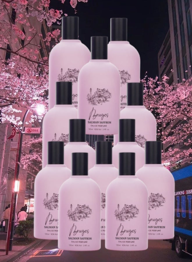 SALMAN SAFFRON 12 Pieces Bruges Perfume 100ML - Image 1